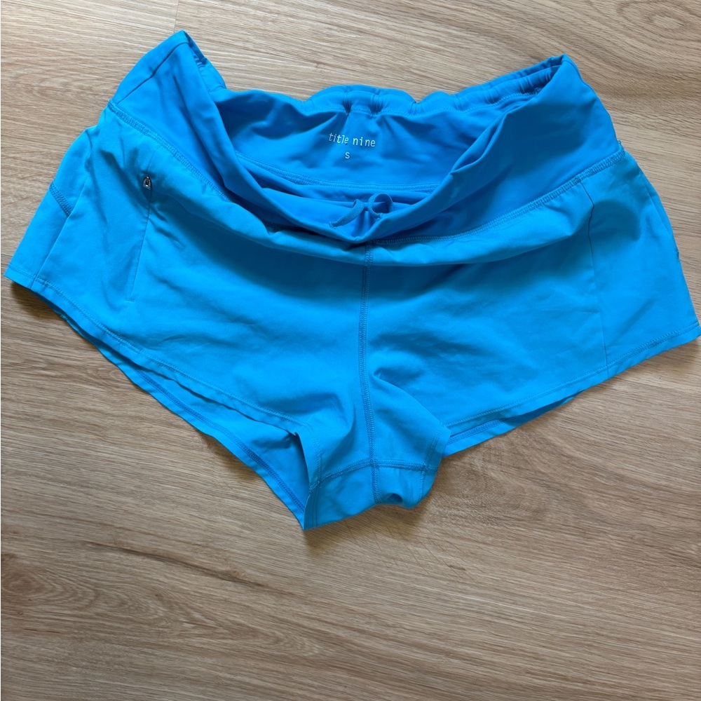 Title Nine Bright Blue Wahine Swim Shorts